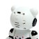 The Pandy robot, voice recording, reacts to touch, light and sound effects, metallic