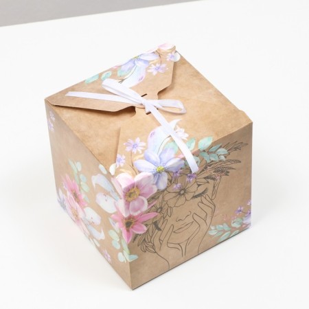 Folding box "Best in the world", 14 x 14 x 14 cm-1