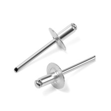 Rolls of the tundra krep, exhaust, aluminum-old, 4.8x8 mm, unpainted, 250 pcs
