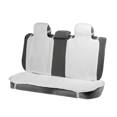 Knights in the back seat, Nat. wool, 135x55 and 75x55 cm, white, set 3 pcs