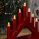 LED figure "Red Christmas Hill", plastic, AAX2 batteries (not in the kit), a glow of warm white
