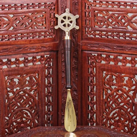 Spoon for shoes "helm" brass 37x7.5x2.5 cm-1