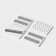Vegetables, with 5 nozzles, ABS plastic, white color