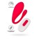 Vibroyaite with the control panel of L’Eroina Choppy, 21 cm, silicone, pink color