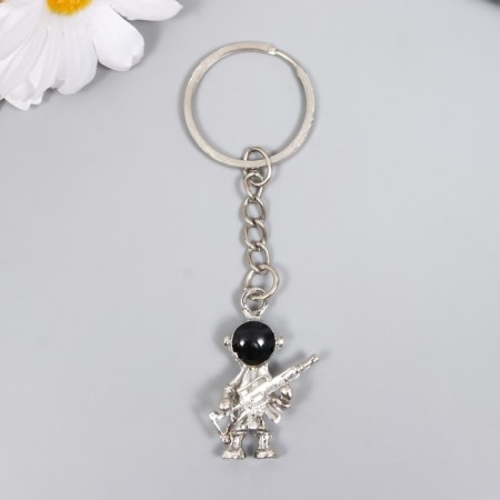 Browler Metal "Cosmonaut with weapons" 2.5x3 cm
