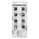 Set of glasses for modeling clay, plasticine, plastic, 8 pieces, mix