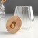 Bank for candles glass with a “relief” lid 750 ml 11.5x11.5x12.5 cm