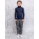 Turtleneck for a boy, height 116 cm, blue color