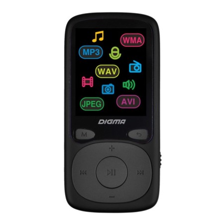 Player Hi-Fi Flash Digma B4 8GB black/1.8 "/fm/microsdhc