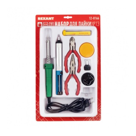 Soldering iron with a set for soldering Rexant TL-1013, 30 W, 220 B-4