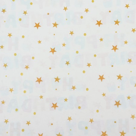 Package paper, glossy "Happy Birthday", 70 x 100 cm, 1 sheet-5