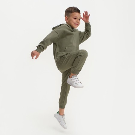 Kid for children (hoodies, trousers) KAFTAN "BASIC Line", size 40 (158-164), Khaki color-6