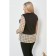 Female jumper, size 64, beige color