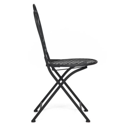 SECRET de MAISON LOVE CHAIR Steel alloy, 43x48x91cm, black-2