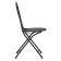 SECRET de MAISON LOVE CHAIR Steel alloy, 43x48x91cm, black