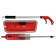 Pioneer ms040 mop for washing the floor, with a spray, rectangular, 140 cm, red color