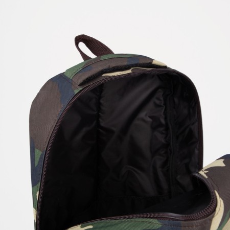 Tourist backpack, 22 l, lightning department, 5 outer pockets, ZFTS, camouflage color/khaki-5
