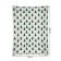 Decorative panel with photo printing "Christmas trees dance", vertical, size 150x200 cm