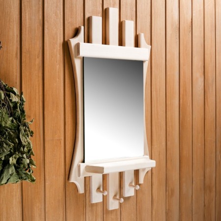 Mirror "Carved Laralger" with a shelf 3 hook, 75 × 40 cm