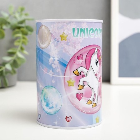 Pigger Metal Bank "Unicorns with hearts" MIX 12x8x8 cm-3