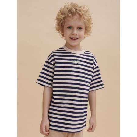 T-shirt for boys, height 140 cm, dark blue color