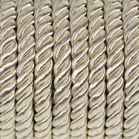 Cord twisted, d = 5 mm, 9 ± 1 m, pearl color-1