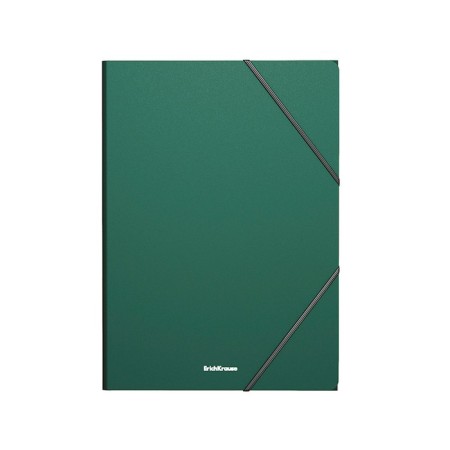 A4 elastic band, 400 μm, Erichkrause Matt Classic, Koreshka 5 mm, up to 300 sheets, embossing "Sand", mix-2