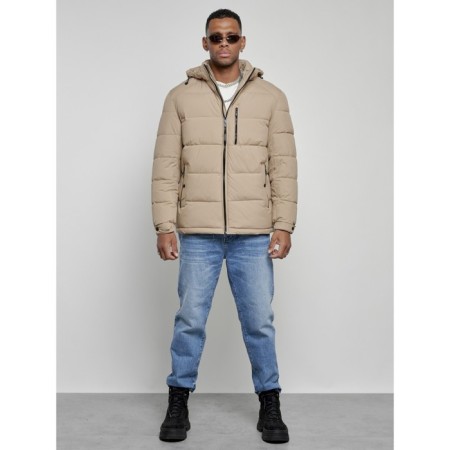 Sports male winter, size 58, beige color