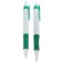 Automatic ball handle, 0.7 mm, blue rod, white case, with a rubber holder