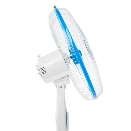 Fan Luazon LOF-01, floor, 40-45 watts, 3 modes, white-blue, without packaging-4
