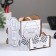 Organizer-painting for stationery "Race" Machine, 13x13x12 cm.