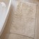 Arya Rosemary bathroom mat, 50x80 cm, beige color