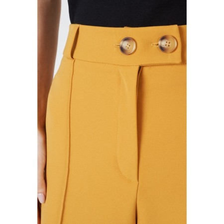 Women's pants with a section of Eliseeva Olesya, size 42, yellow color-4