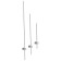 Wall lamp mantra tobago, LED, 760LM, 3000K, 103x900 mm, white color