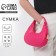 Women's bag over the shoulder, pink color 21*21.5*6 cm