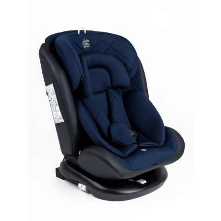 AMAROBABY BRILIANT, ISOFIX fastening, class D, group 0+/1/2/3 (0-36 kg), blue color, blue-9