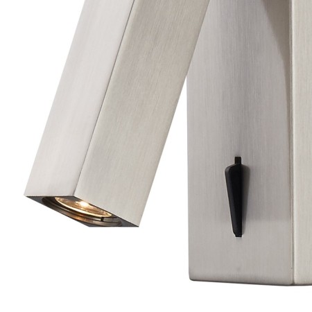 Wall lamp Mantra Tarifa, Led, 210lm, 3000k, 125x60x150 mm, matte chromium color-1