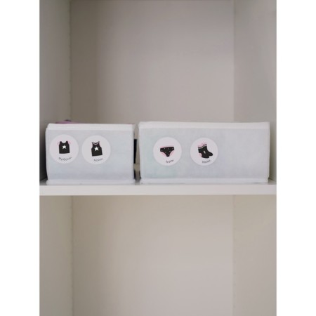 Sticked set 21 × 15 cm, 3 sheets, for pockets in kindergarten, for girls, black-5