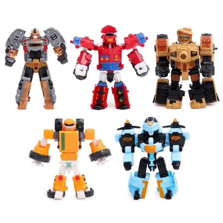 A set of robots "Autobots", 5 pieces, transformed-4