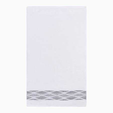 Tensor of a terry jacquard 50x80 Vegas, White, 420 g/m, HL100%-1