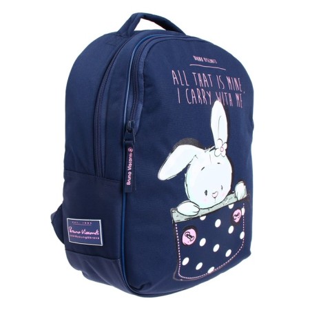 Bruno VisConti Bruno VisConti backpack, 42 ​​x 31 x 14 cm, ergonomic back, pencil case as a gift-1