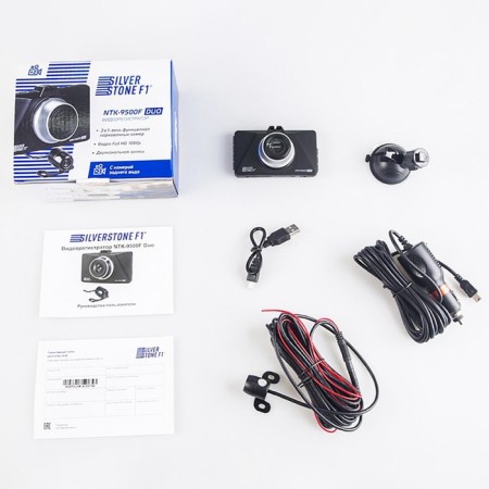 DVR Silverstone F1 NTK-9500F Duo, two cameras, 3 ", review 140º, 1920x1080-5