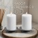 Set of candlesticks Metal "Lotus", 7.5x2 cm, 2 pieces, silver