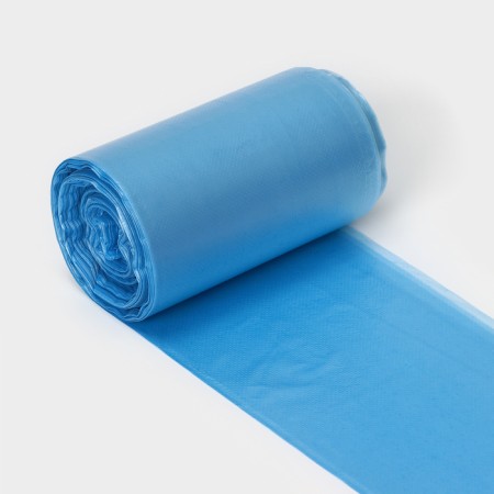Garbage bags "Profi", 35 l, 10 μm, 45 × 65 cm, PND, 50 pcs, blue color, mix-2