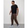 Cargo jeans men, size 46-48, brown color