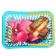 A set of dishes in a basket, 19 items, mix
