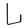 Holder wall, universal, 200x160x80x20, black color
