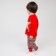 Pajama nursery, red color, height 128 cm