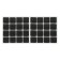 Furniture lining from felt, 18x18 mm, adhesive surface, 32 pcs