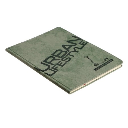 Universal diary for grades 1-11, 48 Urban sheets, artificial leather cover, pancake embossing, khaki-1